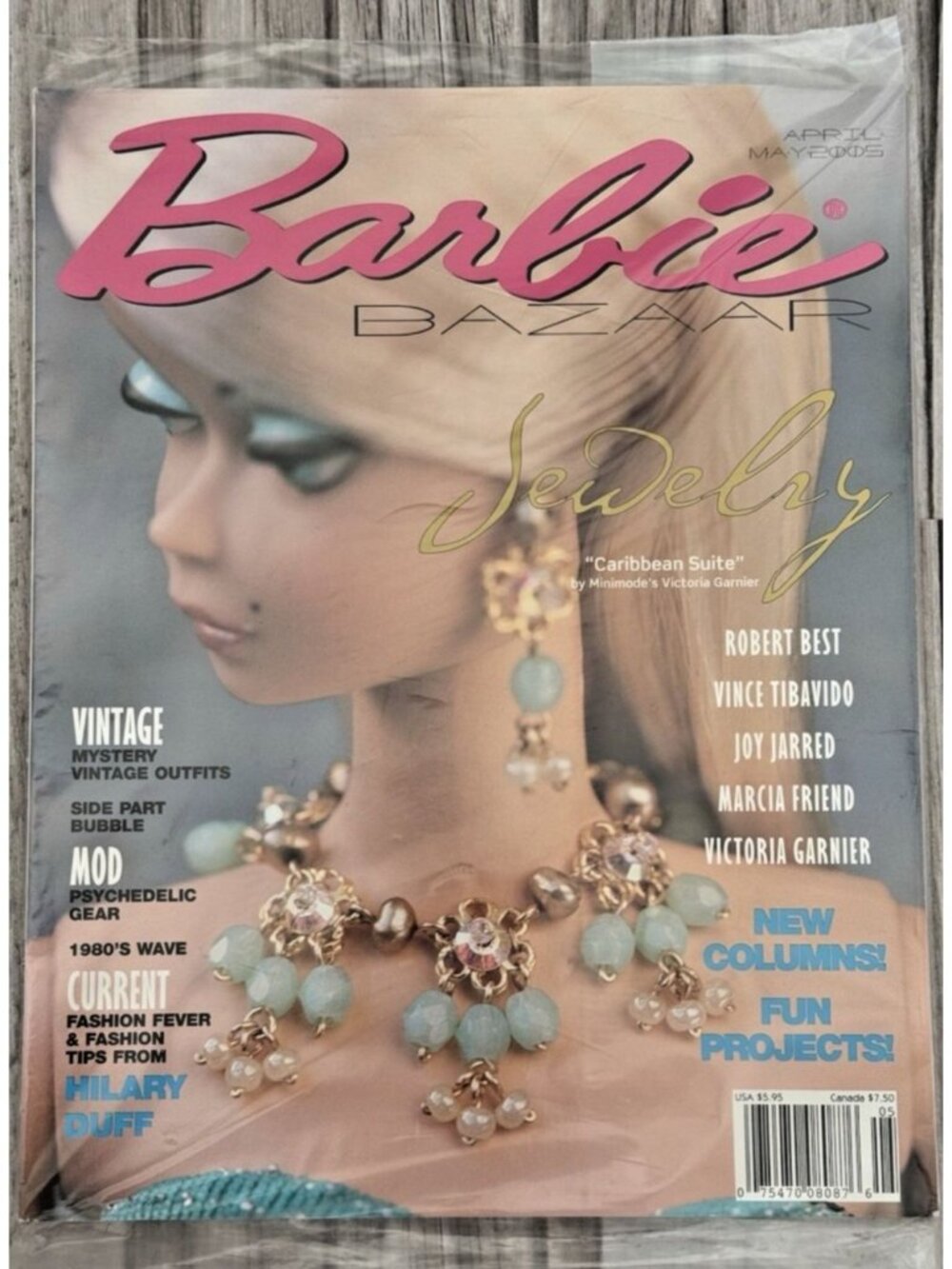 Barbie Bazaar Magazine March April 2005 Bimonthly Issue Vintage Dolls Fashion